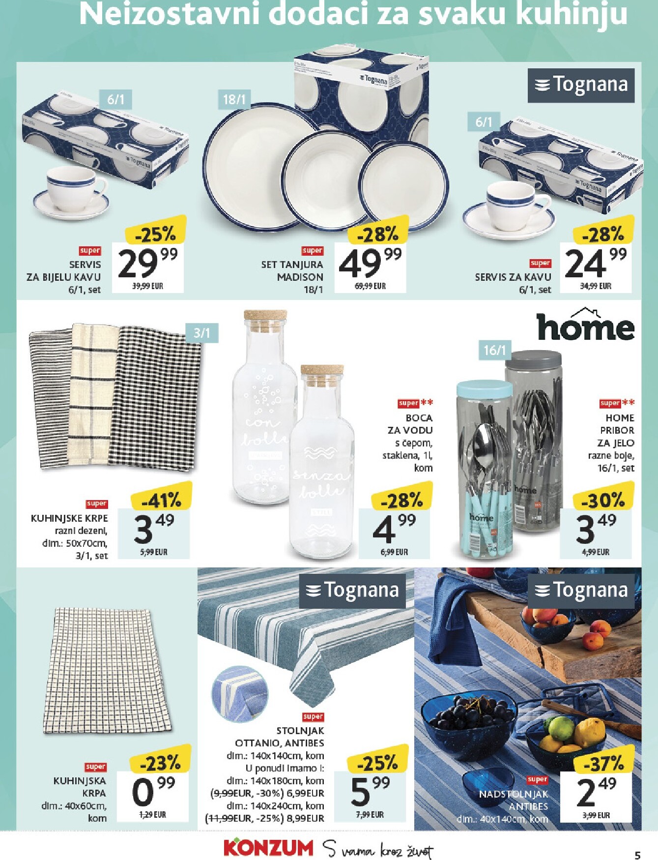 konzum - Aktualni Konzum - Katalog uređenje doma katalog vrijedi od ponedjeljka 27.04.2026 do nedjelje 31.05.2026 - page: 5