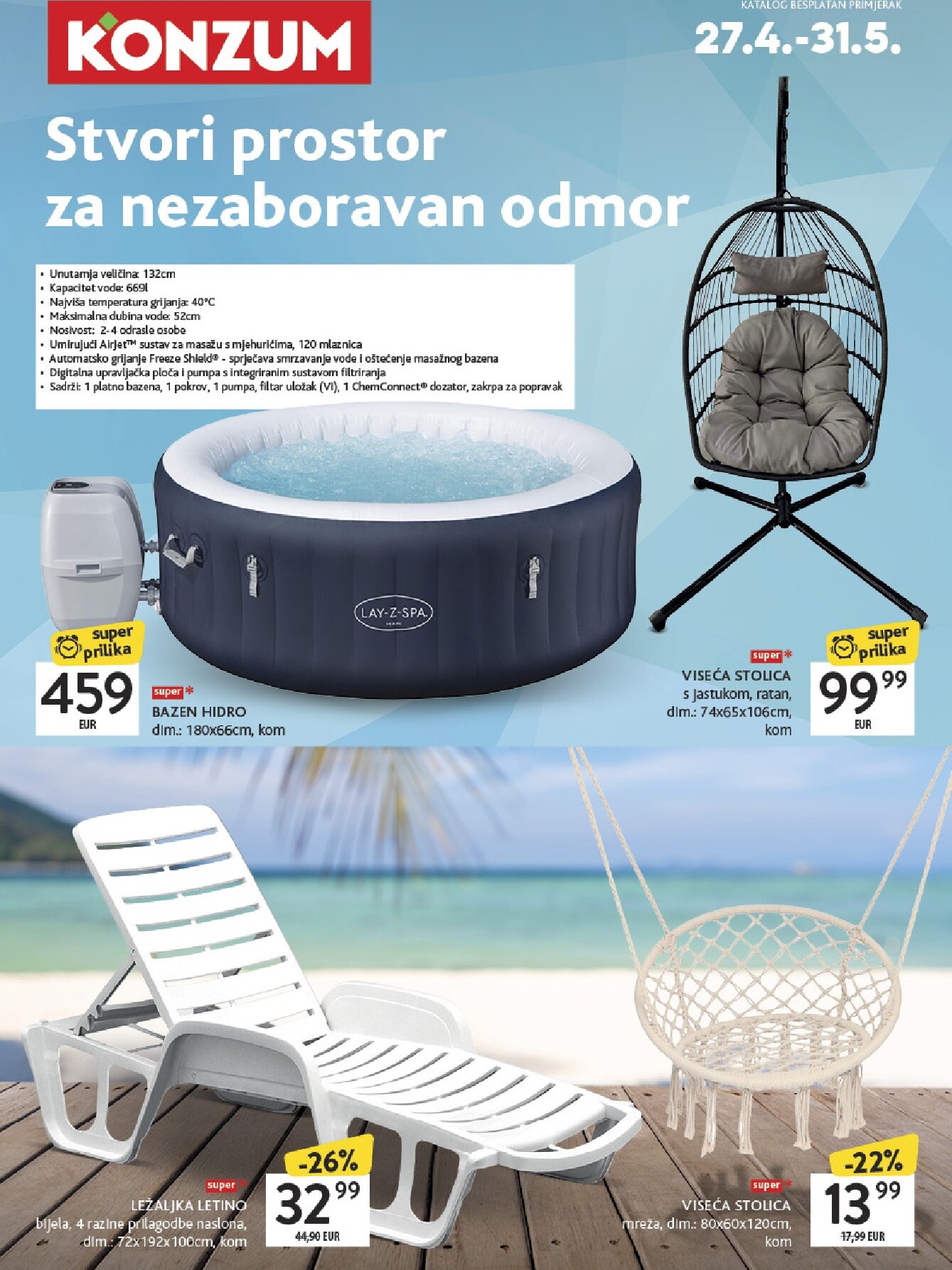 konzum - Aktualni Konzum - Katalog uređenje doma katalog vrijedi od ponedjeljka 27.04.2026 do nedjelje 31.05.2026