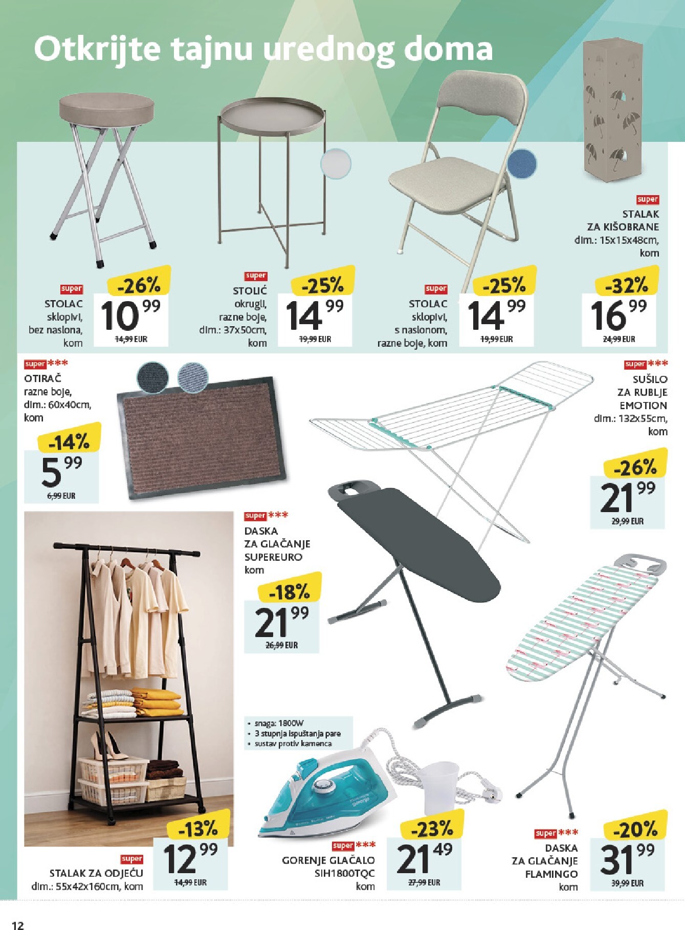 konzum - Aktualni Konzum - Katalog uređenje doma katalog vrijedi od ponedjeljka 27.04.2026 do nedjelje 31.05.2026 - page: 12