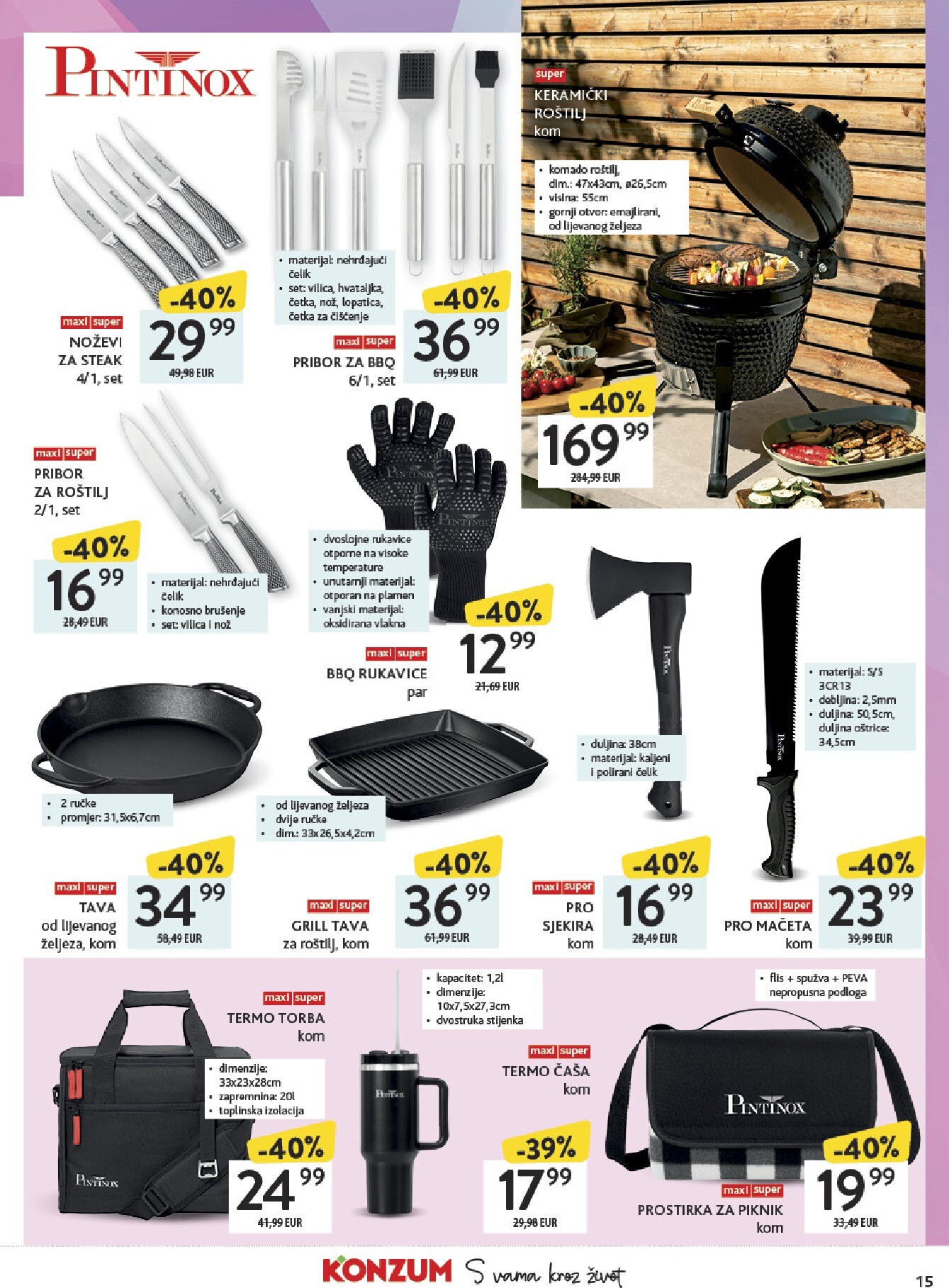 konzum - Aktualni Konzum - Katalog uređenje doma katalog vrijedi od ponedjeljka 27.04.2026 do nedjelje 31.05.2026 - page: 15