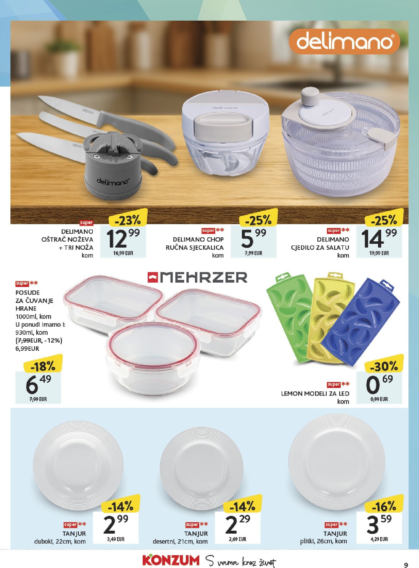 konzum - Aktualni Konzum - Katalog uređenje doma katalog vrijedi od ponedjeljka 27.04.2026 do nedjelje 31.05.2026 - page: 9