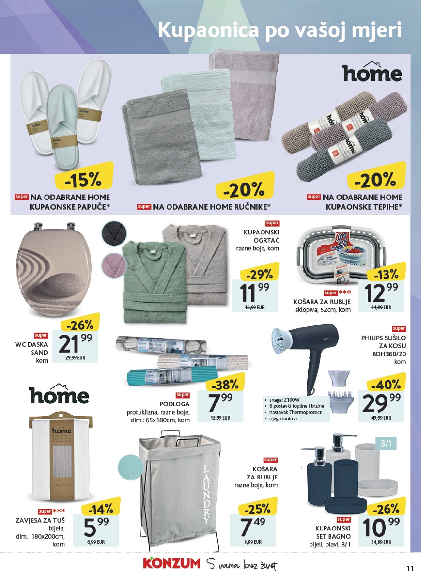 konzum - Aktualni Konzum - Katalog uređenje doma katalog vrijedi od ponedjeljka 27.04.2026 do nedjelje 31.05.2026 - page: 11
