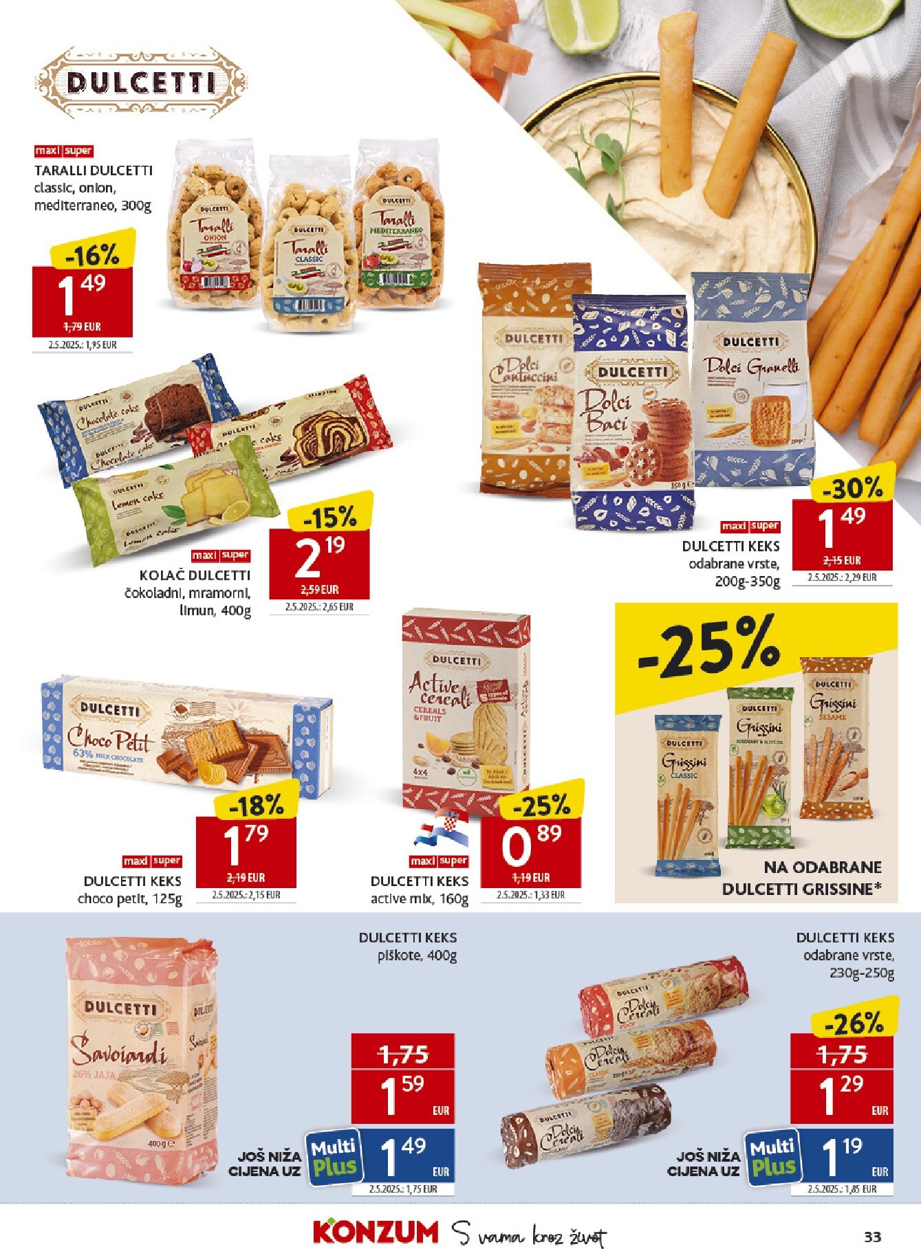 konzum - Aktualni Konzum katalog vrijedi od srijede 22.04.2026 do utorka 28.04.2026 - page: 33