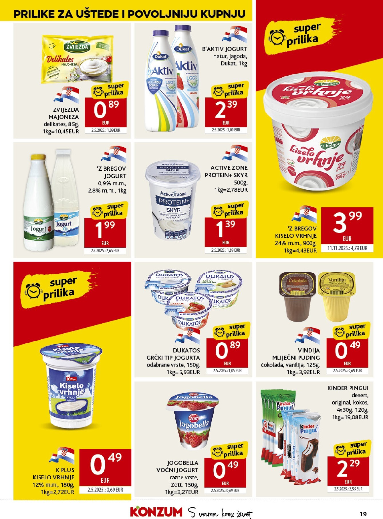 konzum - Aktualni Konzum katalog vrijedi od srijede 22.04.2026 do utorka 28.04.2026 - page: 19