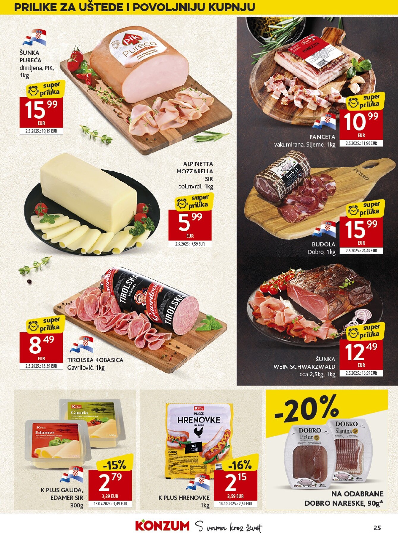 konzum - Aktualni Konzum katalog vrijedi od srijede 22.04.2026 do utorka 28.04.2026 - page: 25