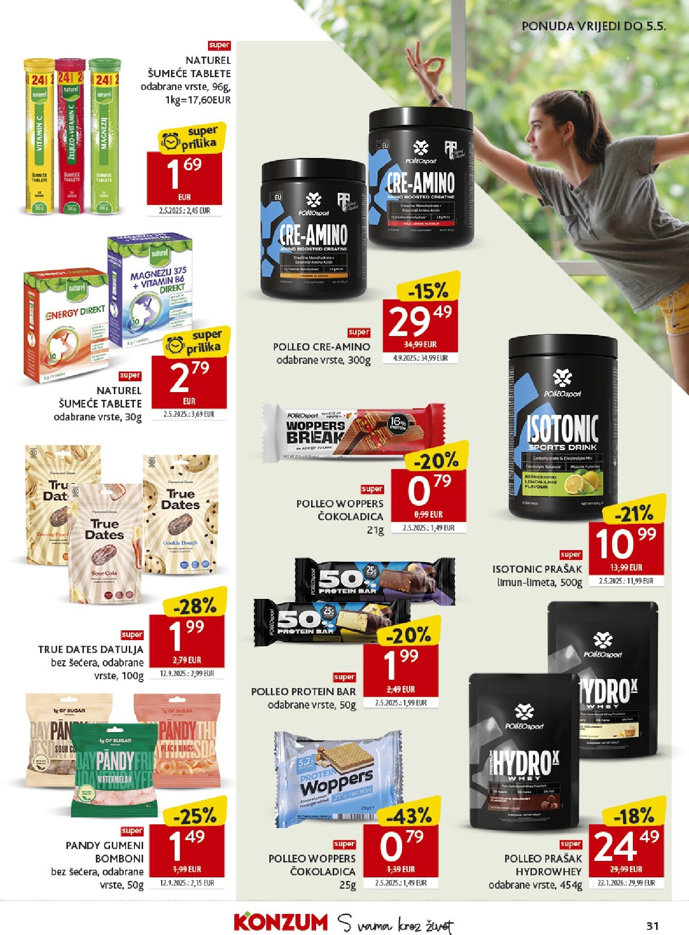 konzum - Aktualni Konzum katalog vrijedi od srijede 22.04.2026 do utorka 28.04.2026 - page: 31
