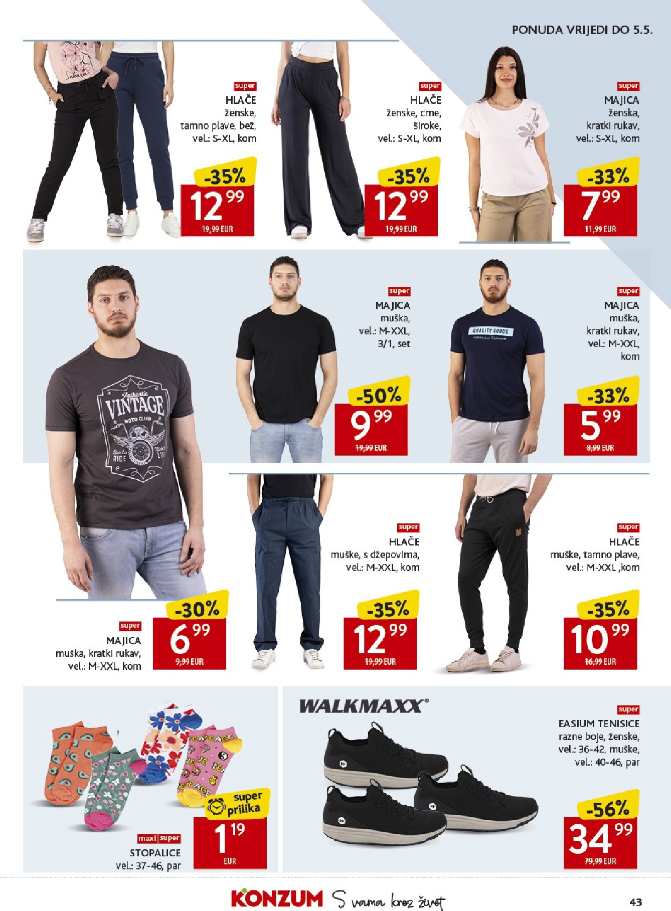 konzum - Aktualni Konzum katalog vrijedi od srijede 22.04.2026 do utorka 28.04.2026 - page: 43