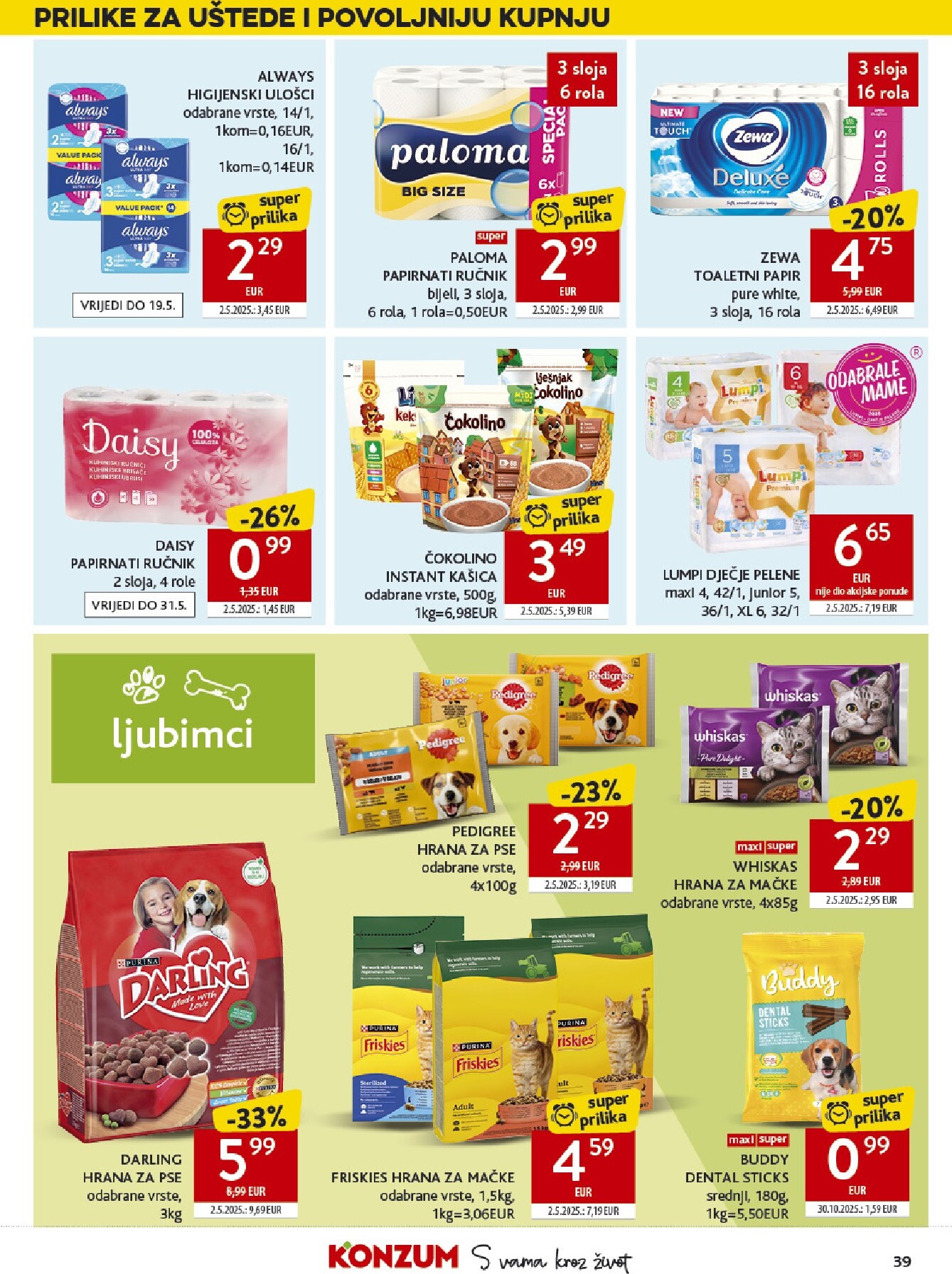 konzum - Budući Konzum letak vrijedi od srijede 06.05.2026 do utorka 12.05.2026 - page: 39