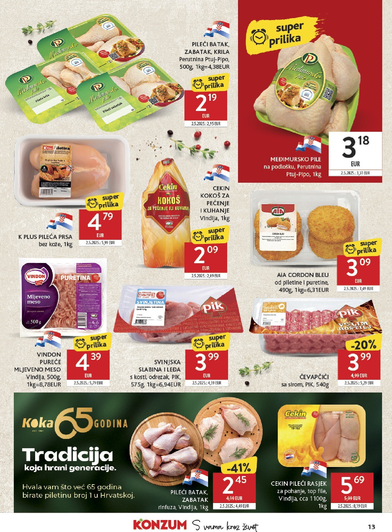 konzum - Budući Konzum letak vrijedi od srijede 06.05.2026 do utorka 12.05.2026 - page: 13