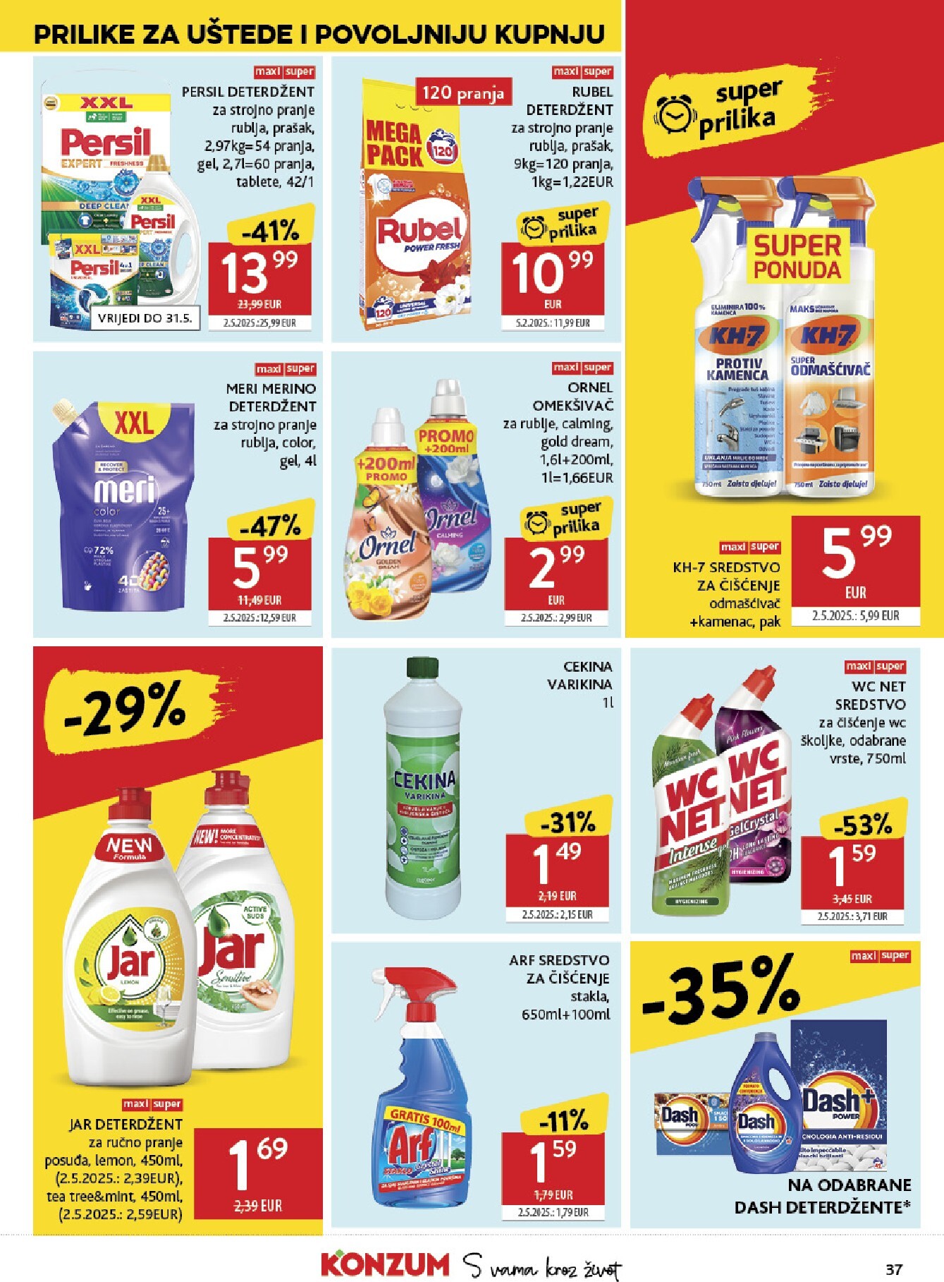 konzum - Budući Konzum letak vrijedi od srijede 13.05.2026 do utorka 19.05.2026 - page: 37