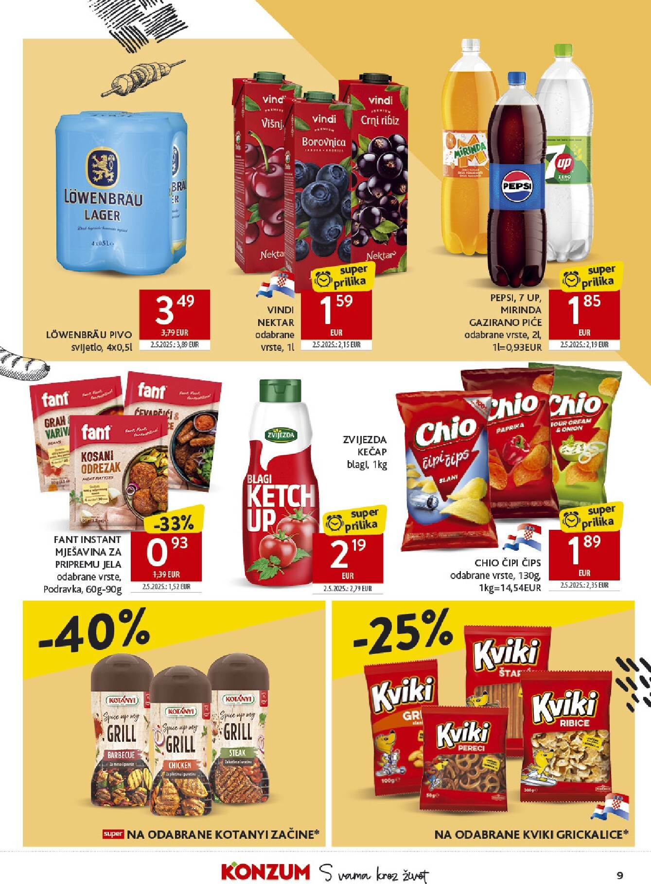 konzum - Budući Konzum letak vrijedi od srijede 13.05.2026 do utorka 19.05.2026 - page: 9