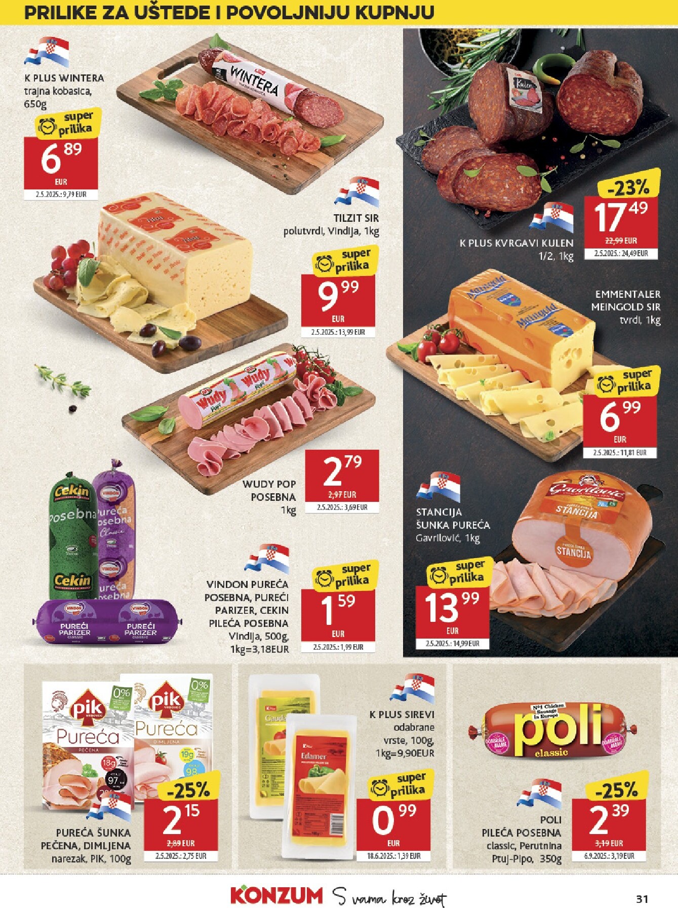 konzum - Budući Konzum letak vrijedi od srijede 13.05.2026 do utorka 19.05.2026 - page: 31