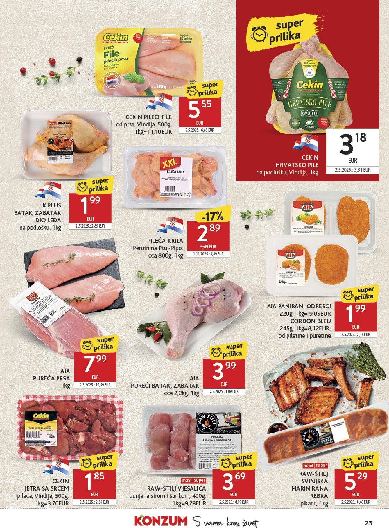 konzum - Budući Konzum letak vrijedi od srijede 13.05.2026 do utorka 19.05.2026 - page: 23