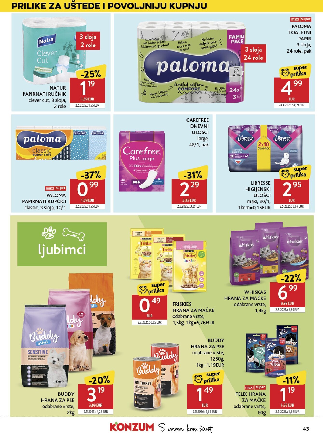 konzum - Budući Konzum letak vrijedi od srijede 13.05.2026 do utorka 19.05.2026 - page: 43