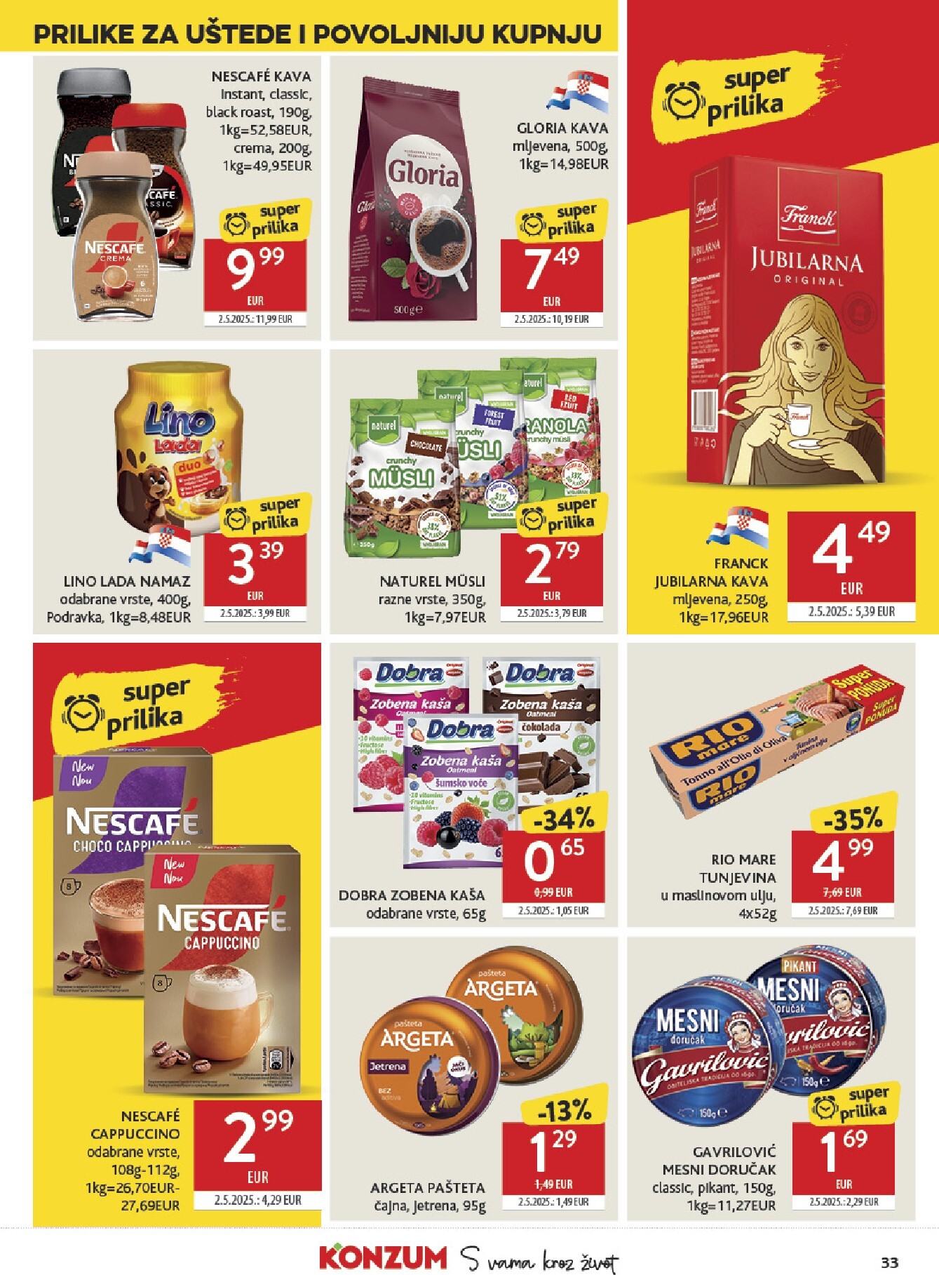 konzum - Budući Konzum letak vrijedi od srijede 13.05.2026 do utorka 19.05.2026 - page: 33