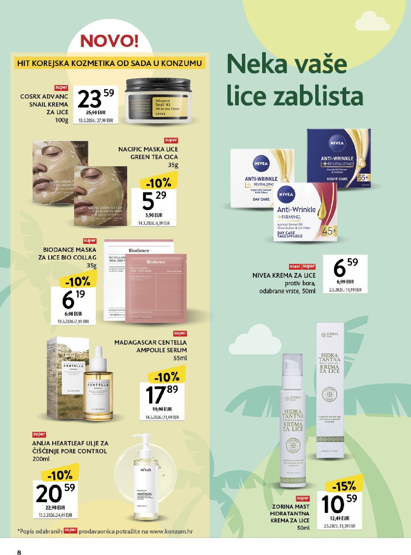 konzum - Aktualni Konzum - Katalog ljepota i njega katalog vrijedi od ponedjeljka 11.05.2026 do nedjelje 24.05.2026 - page: 8