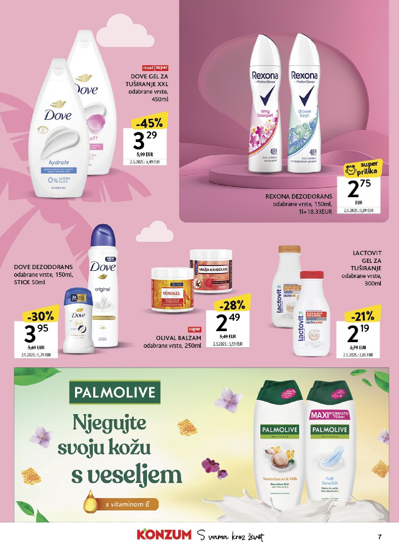 konzum - Aktualni Konzum - Katalog ljepota i njega katalog vrijedi od ponedjeljka 11.05.2026 do nedjelje 24.05.2026 - page: 7