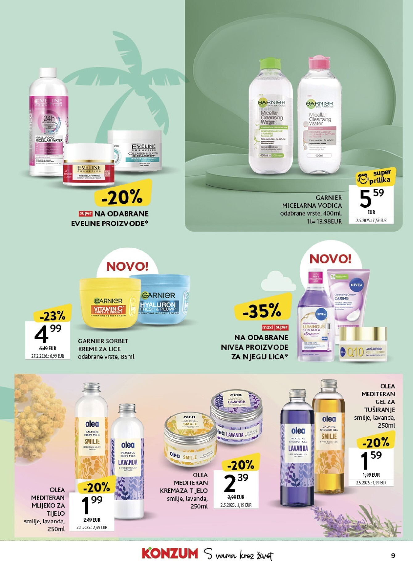 konzum - Aktualni Konzum - Katalog ljepota i njega katalog vrijedi od ponedjeljka 11.05.2026 do nedjelje 24.05.2026 - page: 9