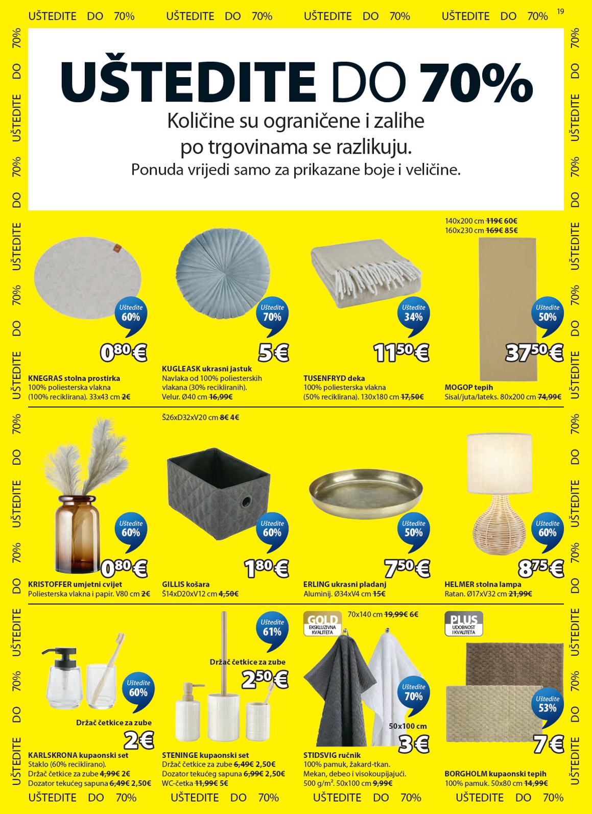 jysk - Aktualni katalog JYSK od srijede, 03.06.2026 do nedjelje, 21.06.2026 - page: 19