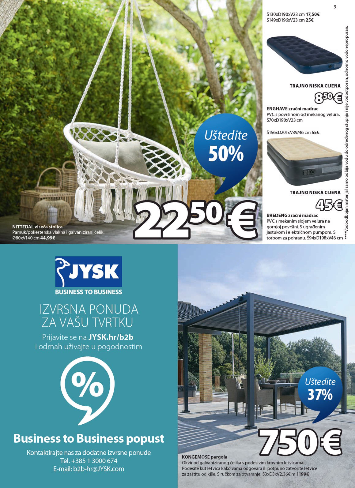 jysk - Aktualni katalog JYSK od srijede, 03.06.2026 do nedjelje, 21.06.2026 - page: 9