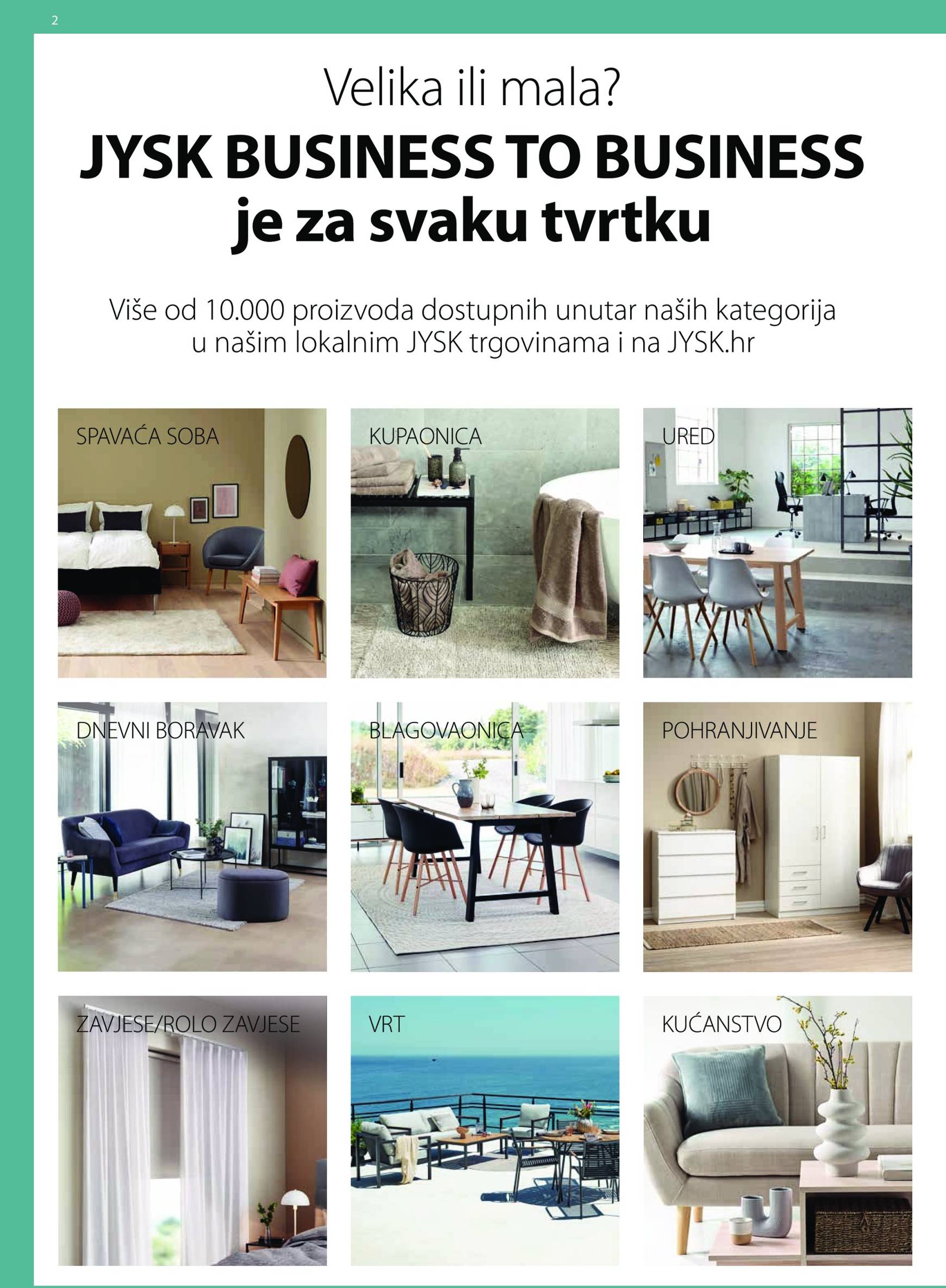 jysk - JYSK - Business to Business katalog vrijedi od 01.01. do 31.12. - page: 2