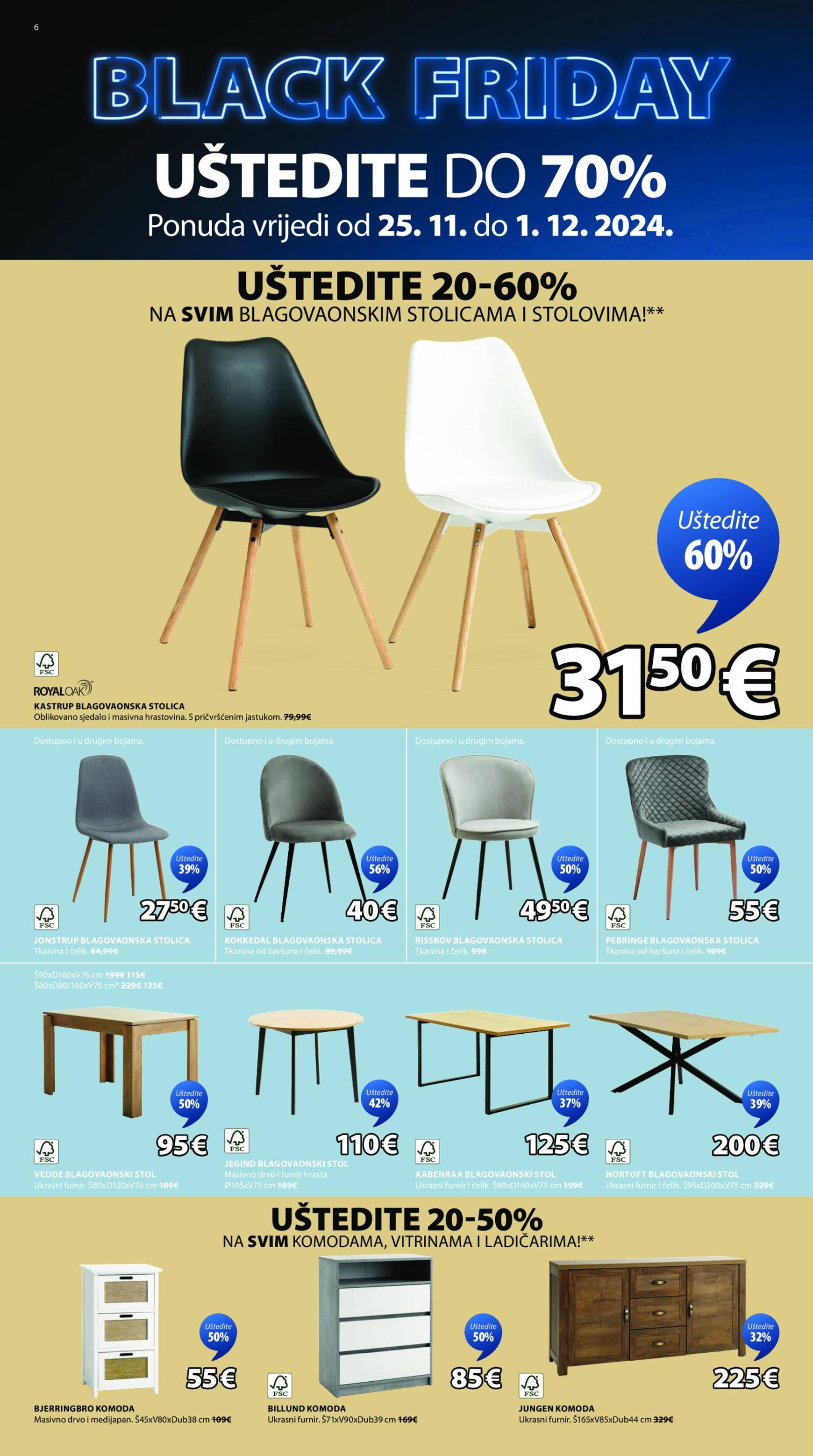 jysk - JYSK - Black Friday katalog vrijedi od 25.11. do 01.12. - page: 6