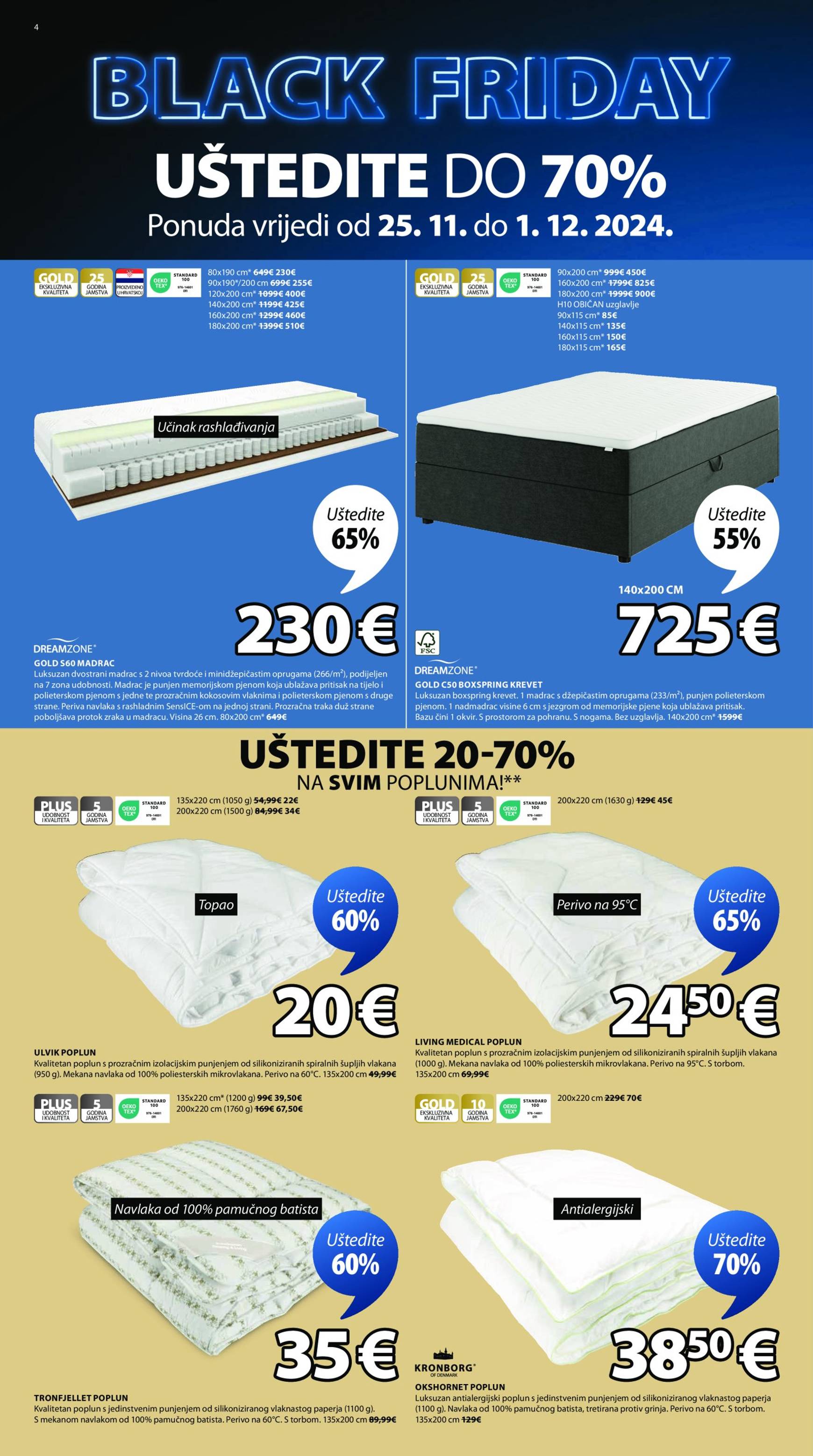 jysk - JYSK - Black Friday katalog vrijedi od 25.11. do 01.12. - page: 4