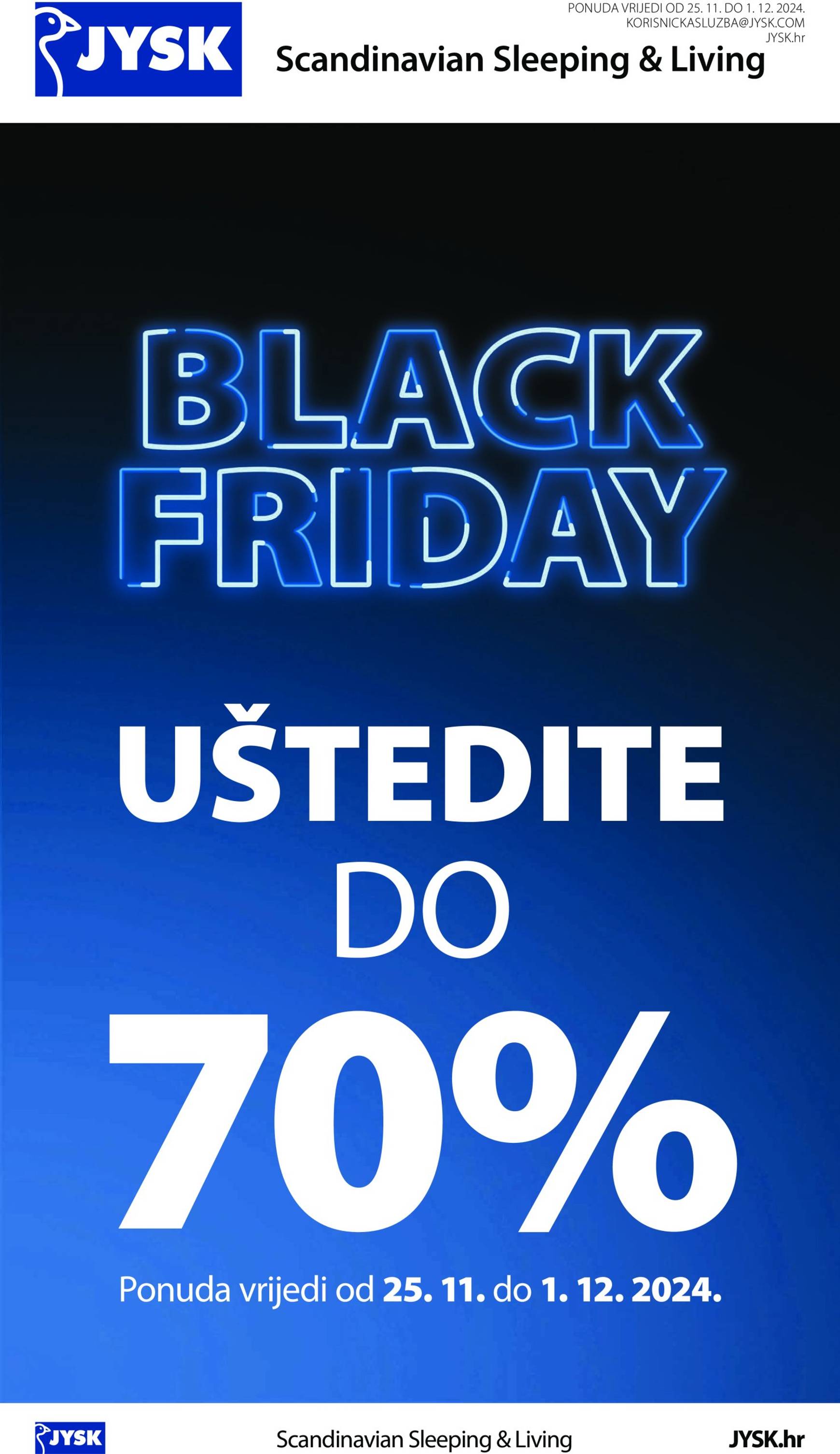 jysk - JYSK - Black Friday katalog vrijedi od 25.11. do 01.12.