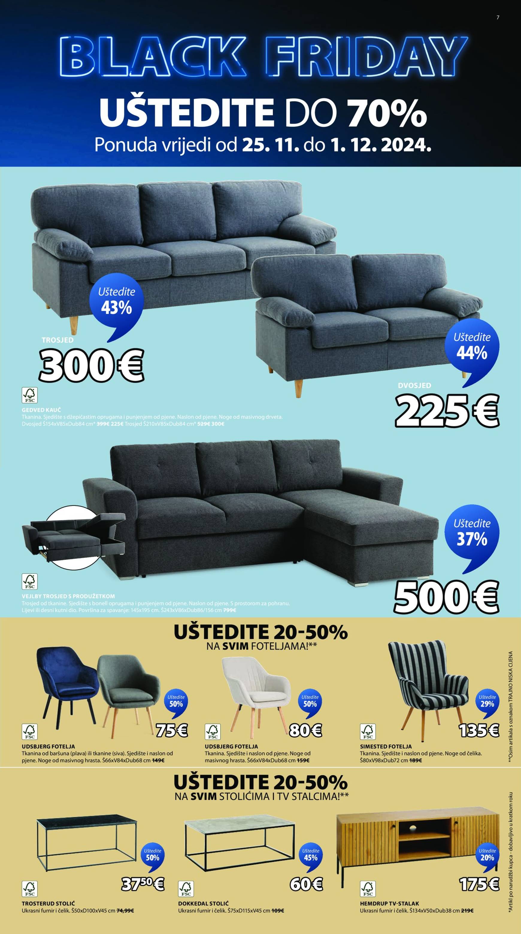 jysk - JYSK - Black Friday katalog vrijedi od 25.11. do 01.12. - page: 7