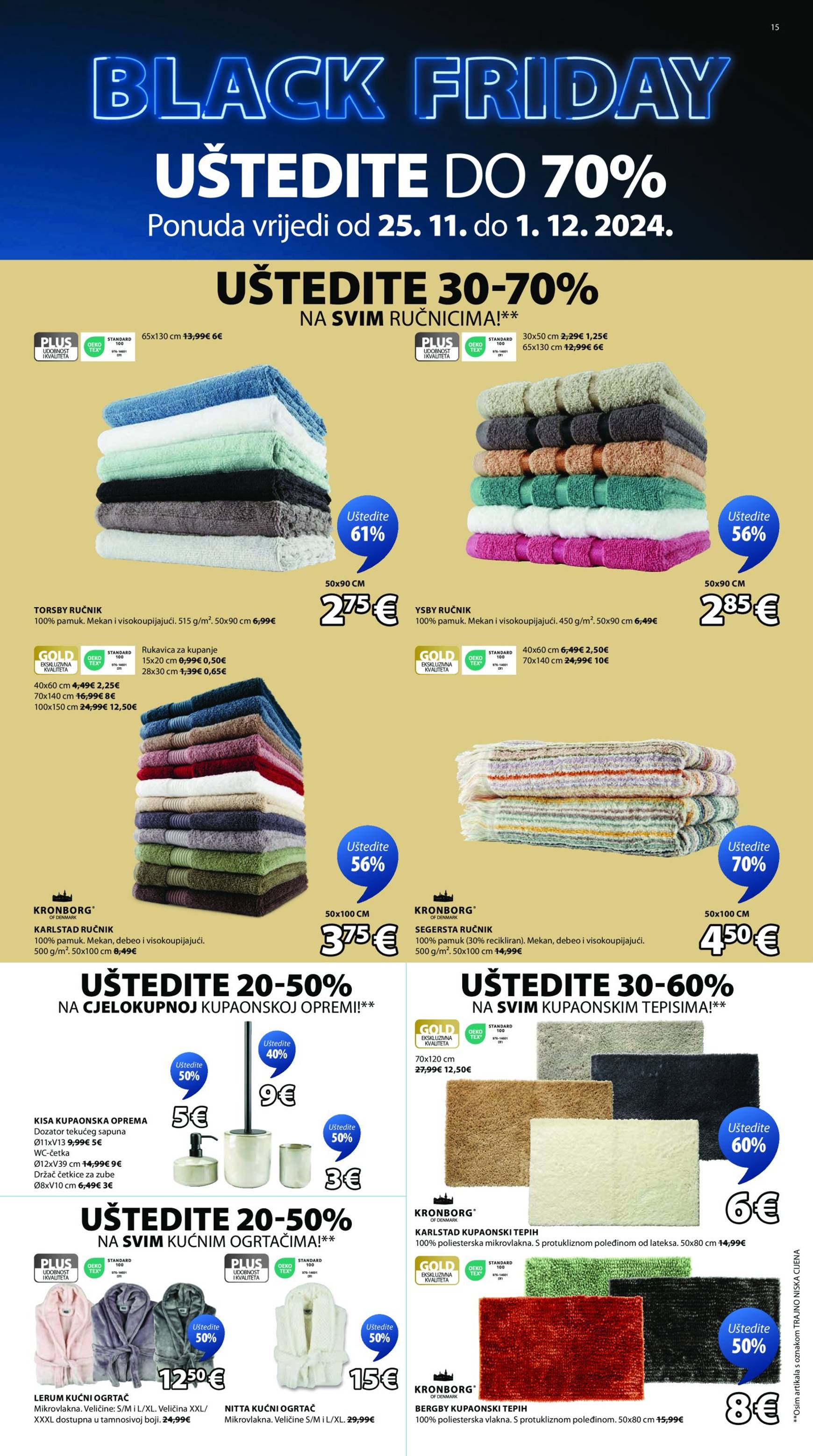 jysk - JYSK - Black Friday katalog vrijedi od 25.11. do 01.12. - page: 15