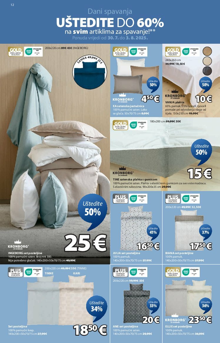 jysk - Prelistajte katalog JYSK, vrijedi od 30.07. do 02.09. - page: 12