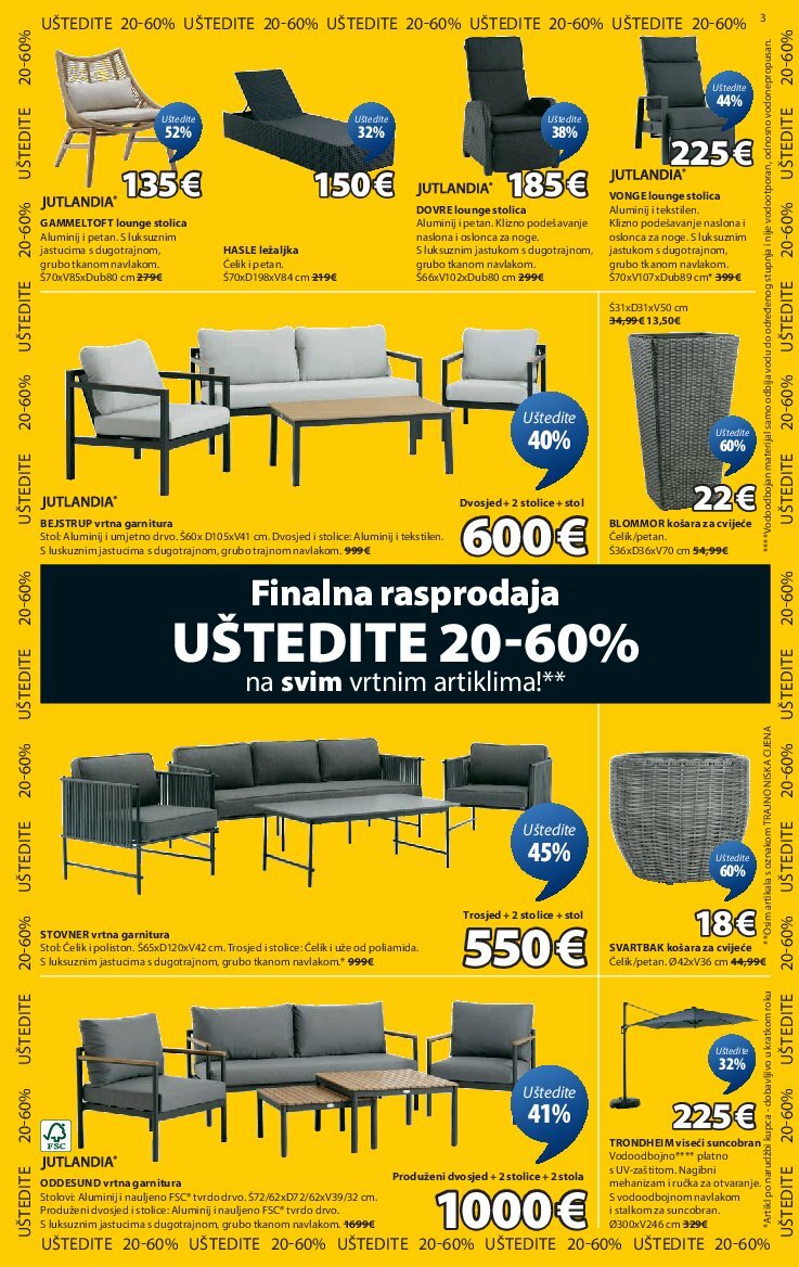 jysk - Prelistajte katalog JYSK, vrijedi od 30.07. do 02.09. - page: 3
