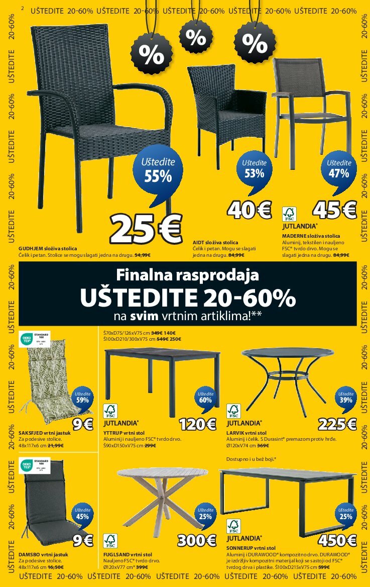 jysk - Prelistajte katalog JYSK, vrijedi od 30.07. do 02.09. - page: 2