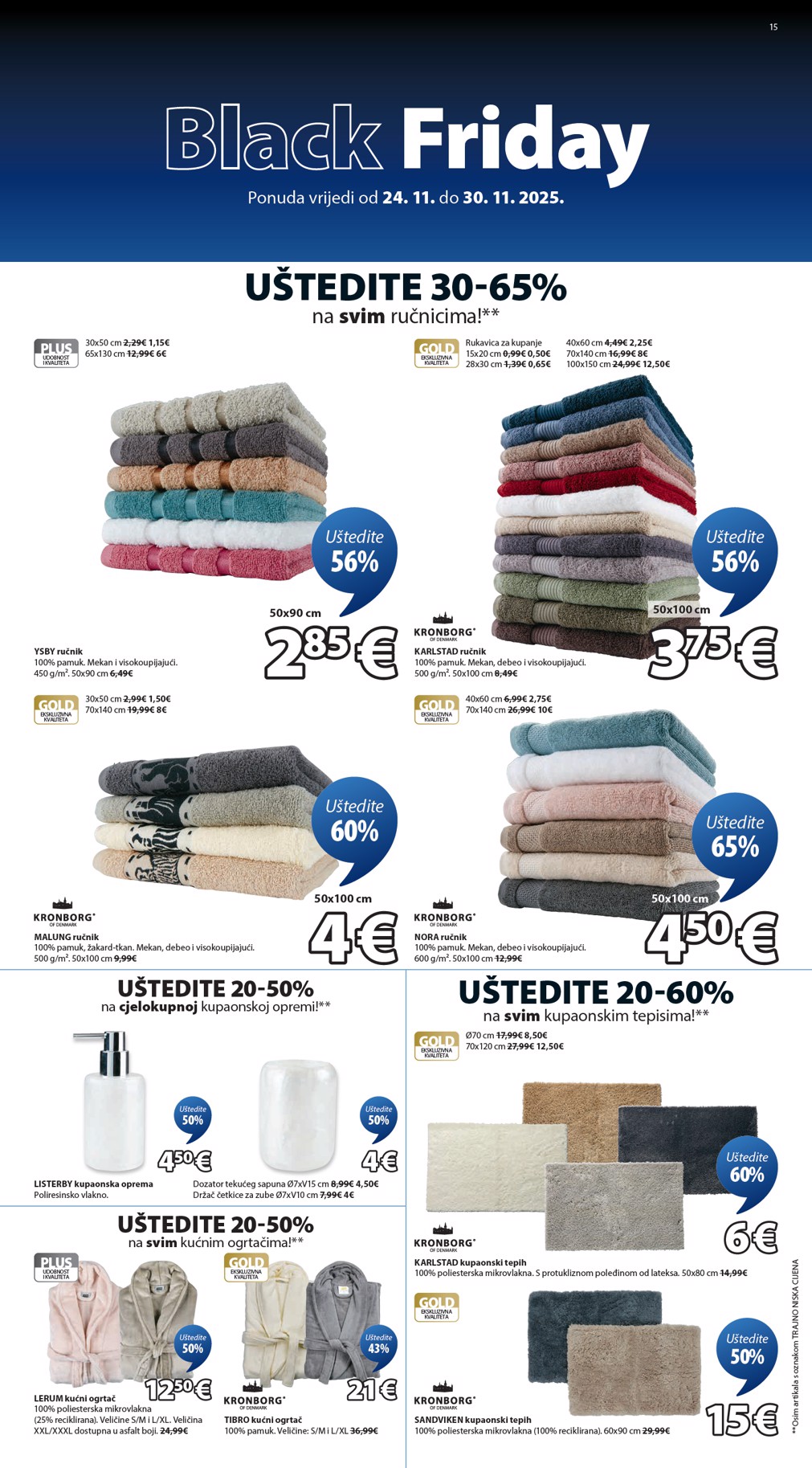 jysk - Prelistajte katalog JYSK - Black Friday, vrijedi od 24.11. do 30.11. - page: 15