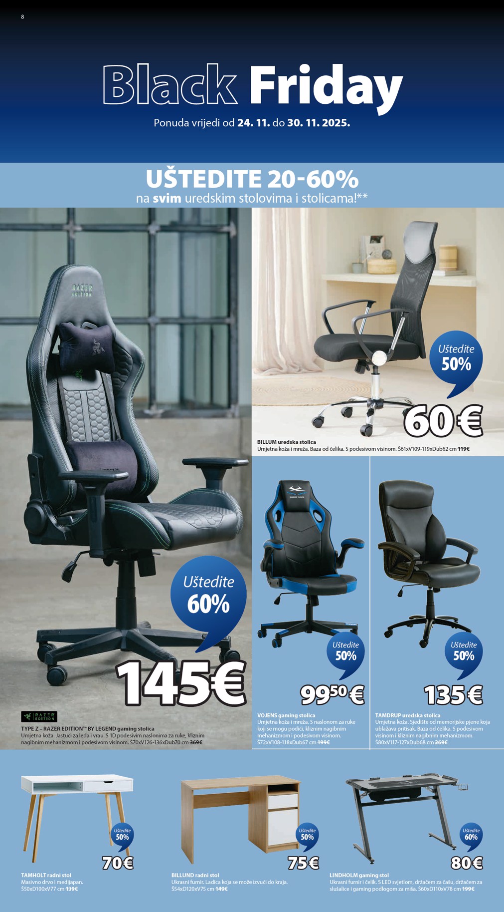 jysk - Prelistajte katalog JYSK - Black Friday, vrijedi od 24.11. do 30.11. - page: 8