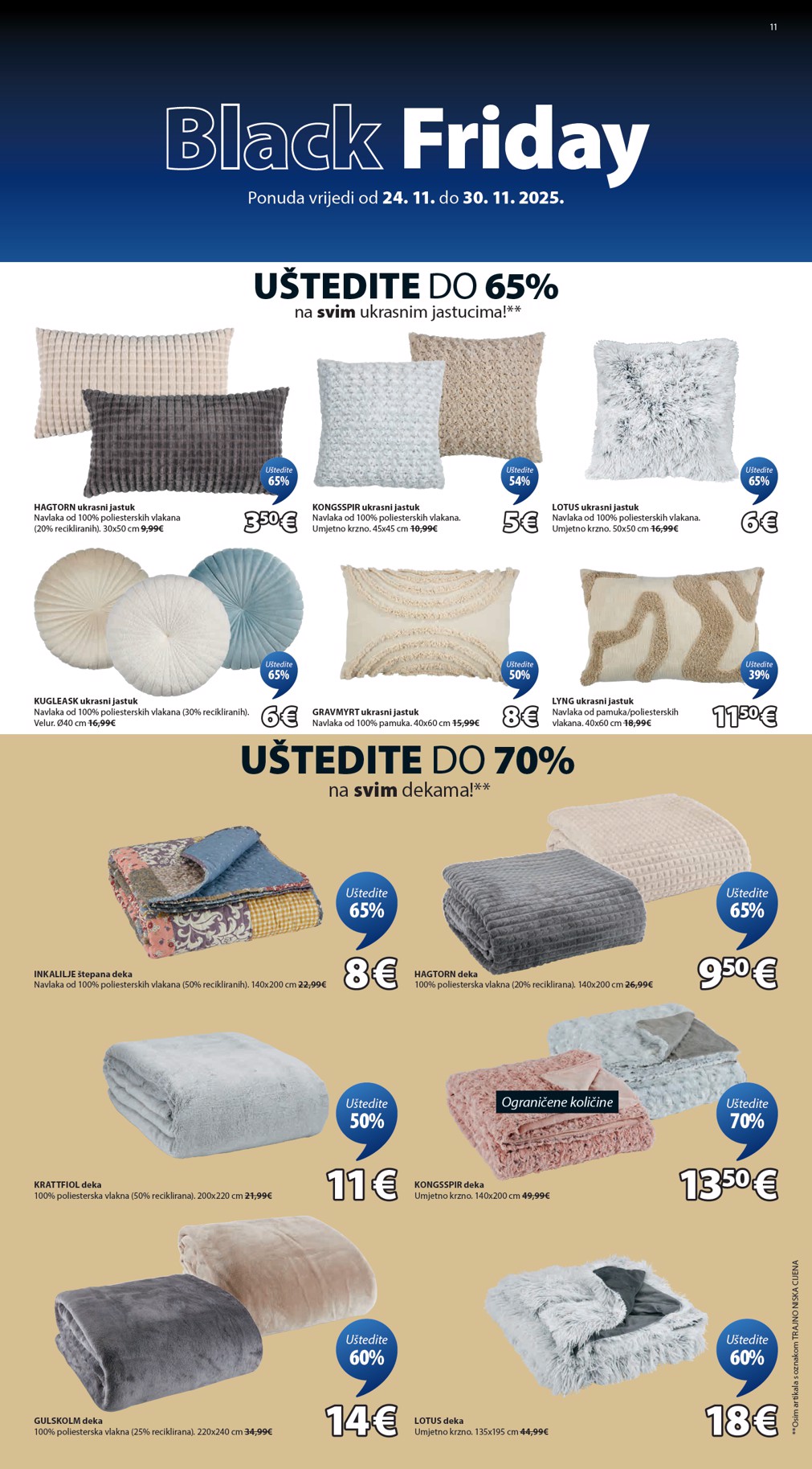 jysk - Prelistajte katalog JYSK - Black Friday, vrijedi od 24.11. do 30.11. - page: 11