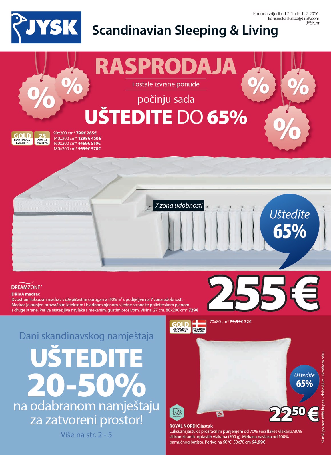 jysk - Prelistajte katalog JYSK, vrijedi od 07.01. do 01.02. - page: 1