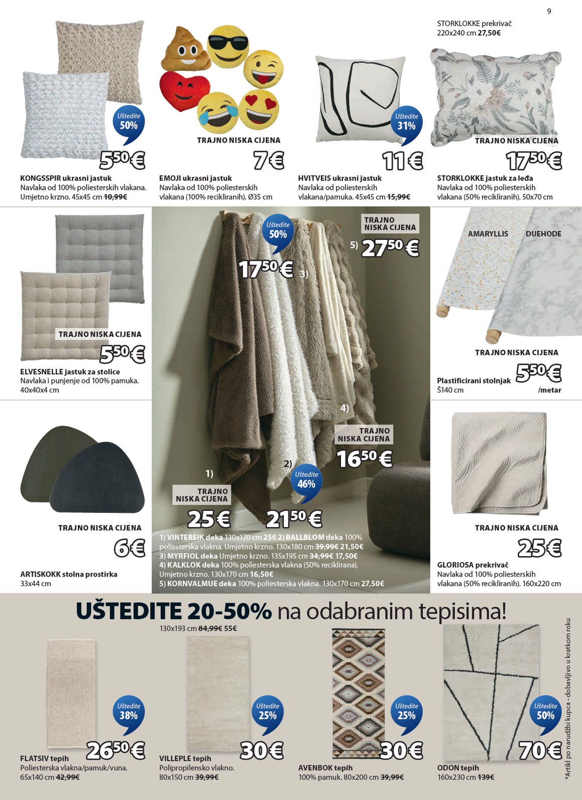 jysk - Prelistajte katalog JYSK - Tjedne ponude, vrijedi od 21.01. do 01.02. - page: 9