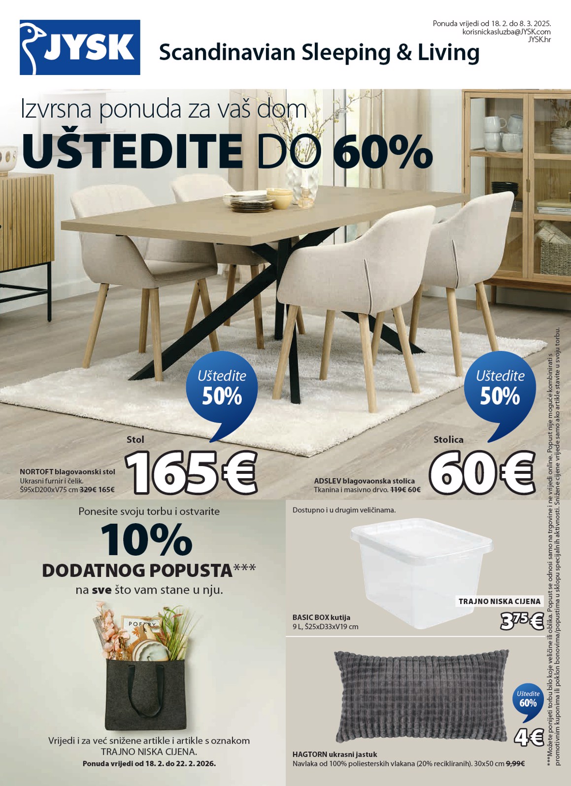 jysk - Prelistajte katalog JYSK, vrijedi od 18.02.2026 do 08.03.2026