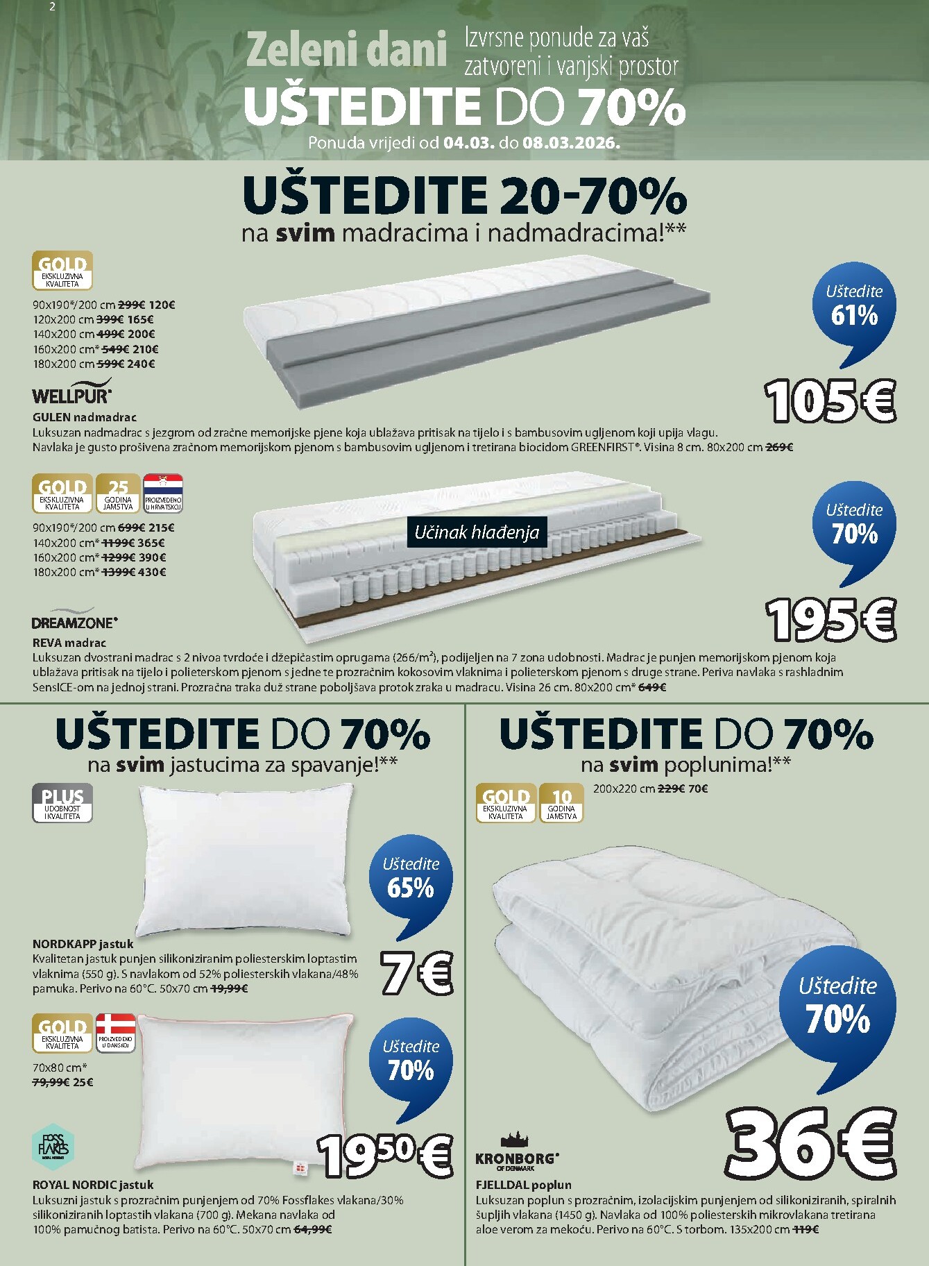 jysk - Prelistajte katalog JYSK, vrijedi od 04.03.2026 do 07.04.2026 - page: 2