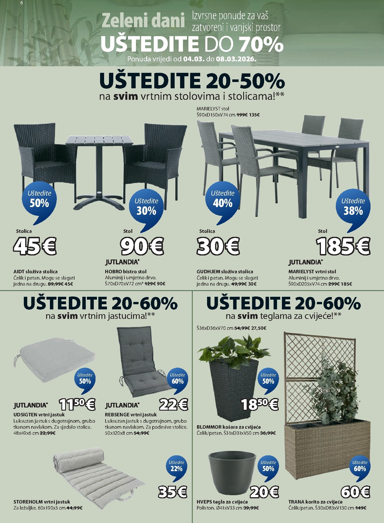 jysk - Prelistajte katalog JYSK, vrijedi od 04.03.2026 do 07.04.2026 - page: 6