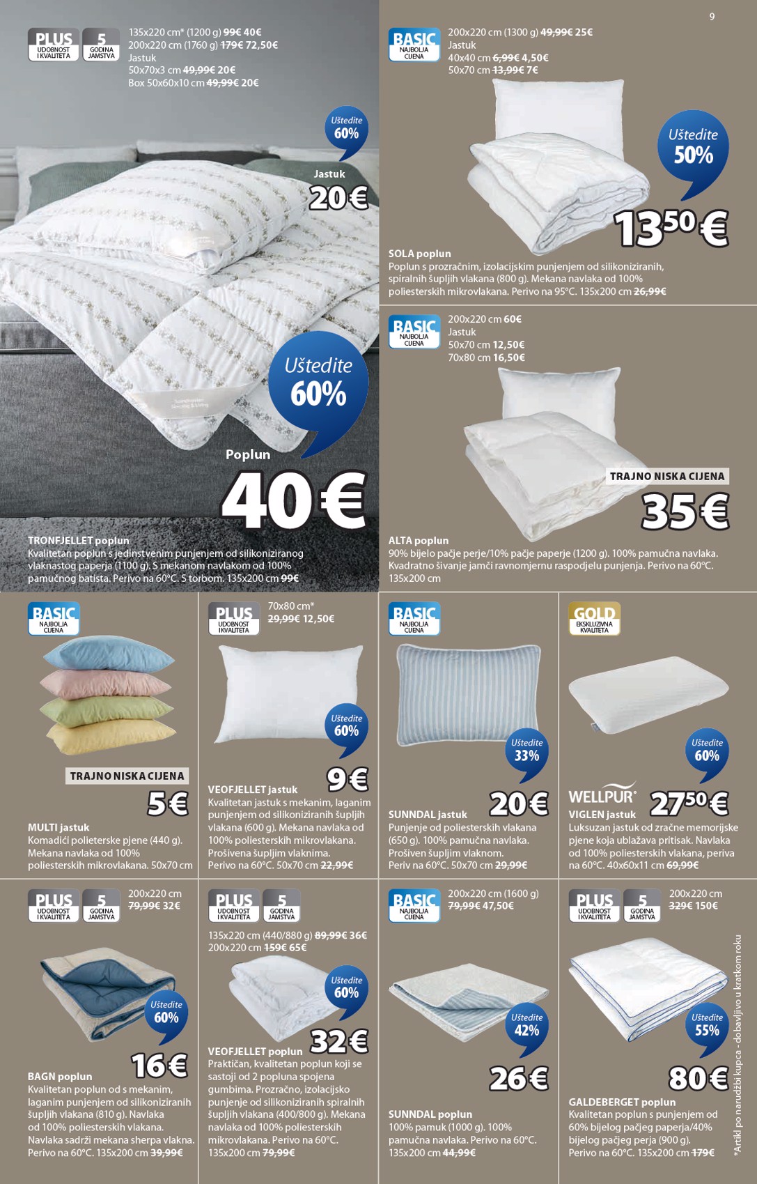 jysk - Prelistajte katalog JYSK, vrijedi od 18.03.2026 do 07.04.2026 - page: 9