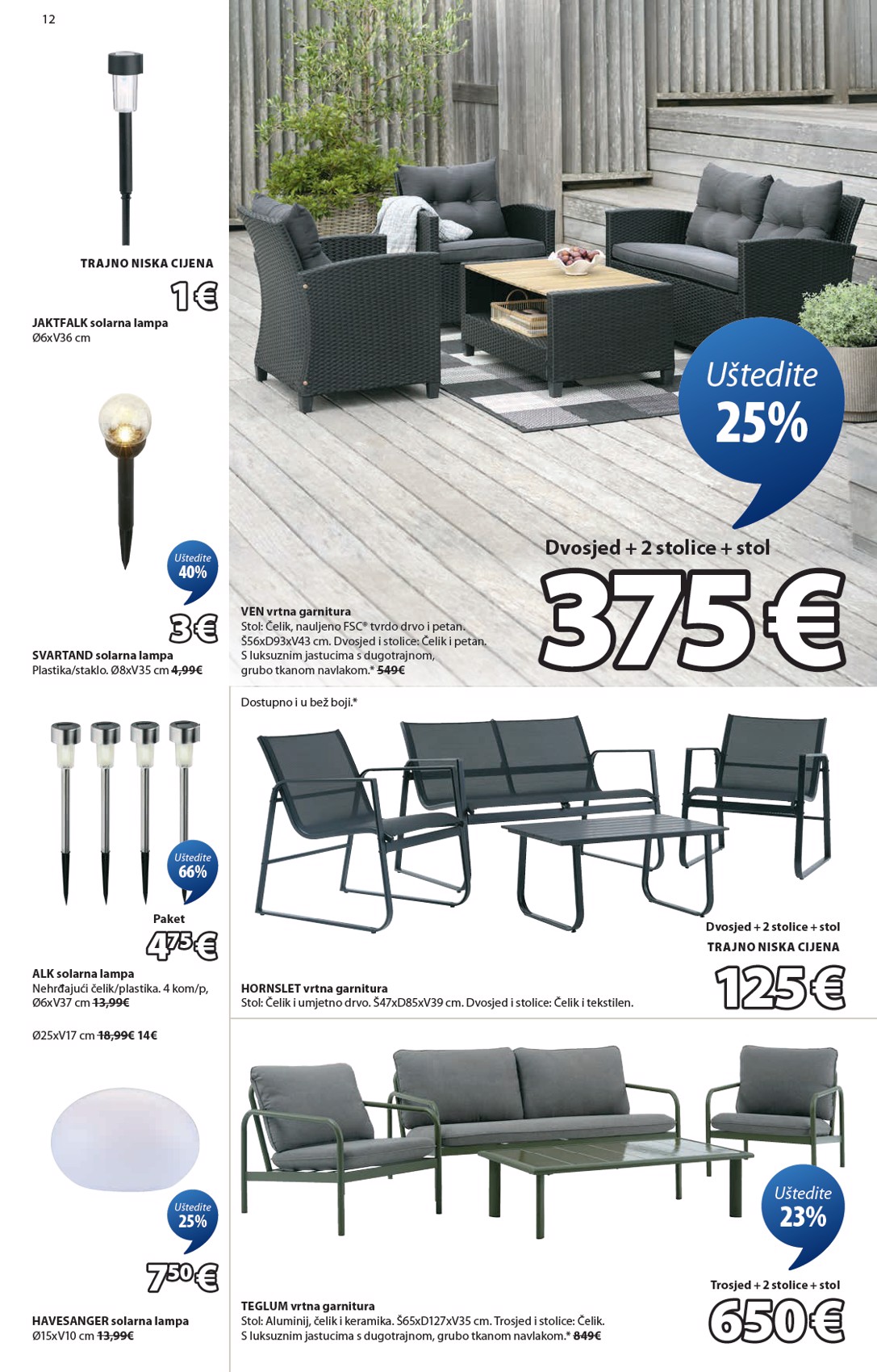 jysk - Prelistajte katalog JYSK, vrijedi od 18.03.2026 do 07.04.2026 - page: 12