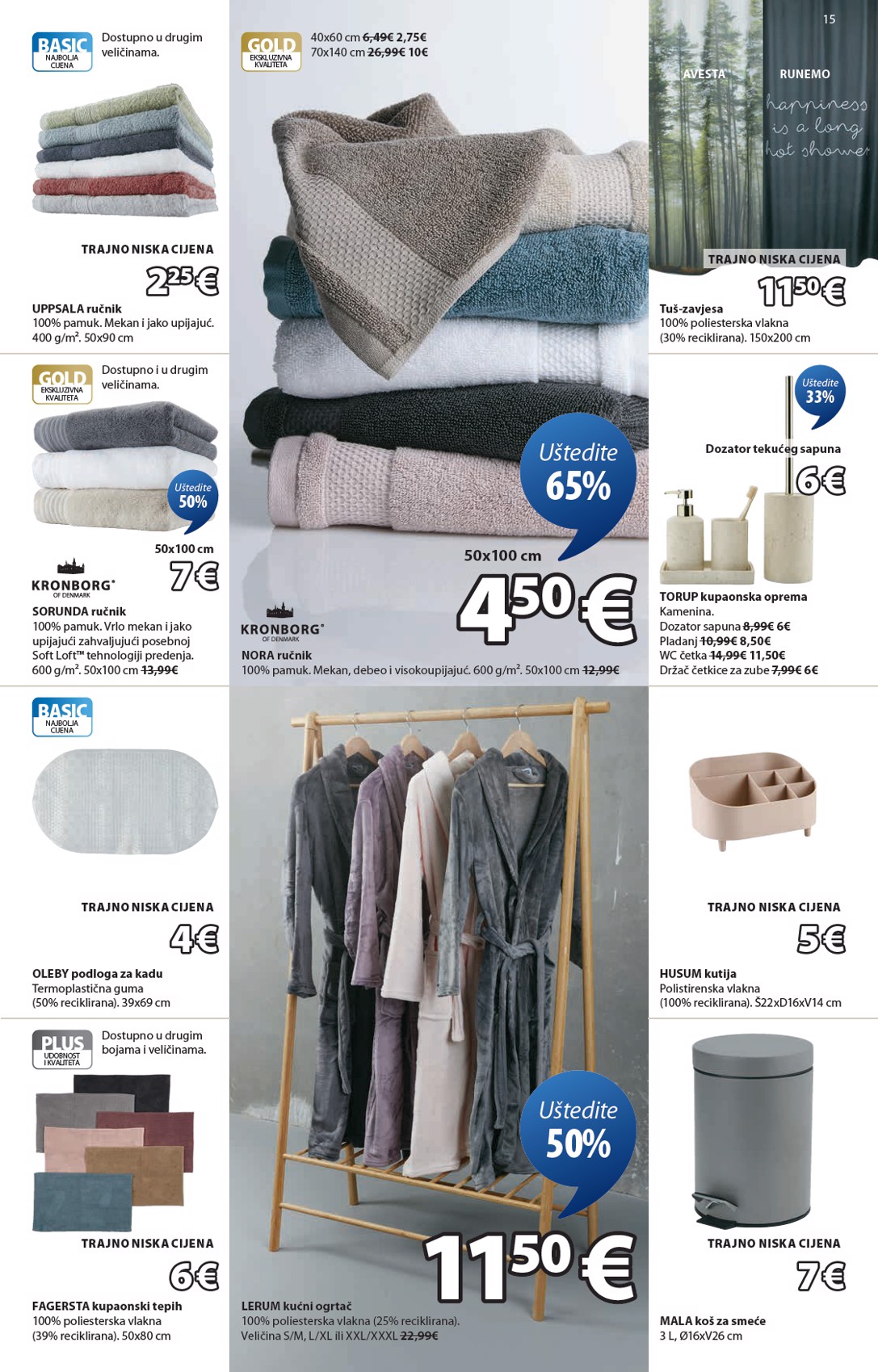 jysk - Prelistajte katalog JYSK, vrijedi od 18.03.2026 do 07.04.2026 - page: 15