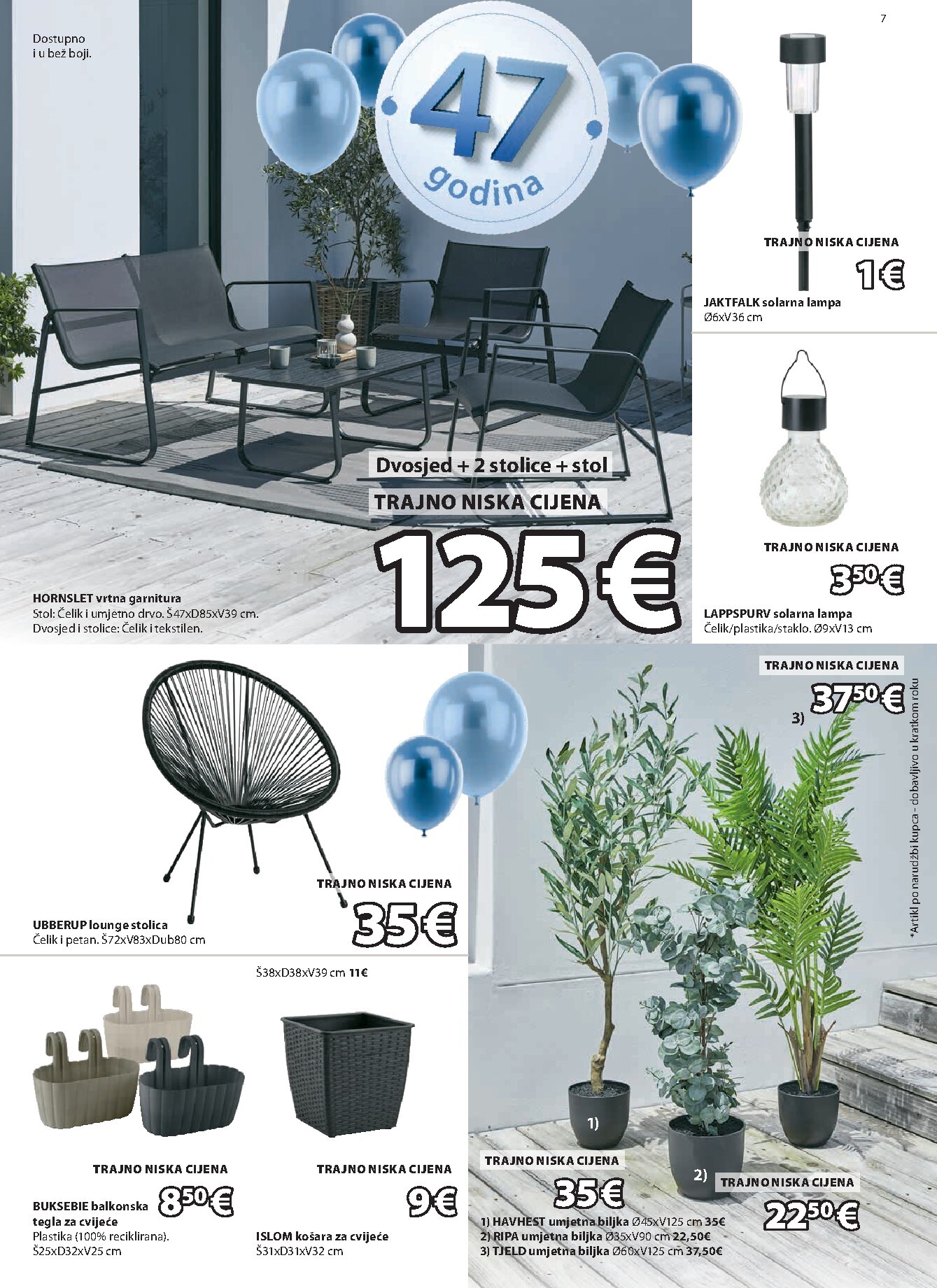 jysk - Aktualni JYSK katalog vrijedi od srijede 08.04.2026 do nedjelje 17.05.2026 - page: 7