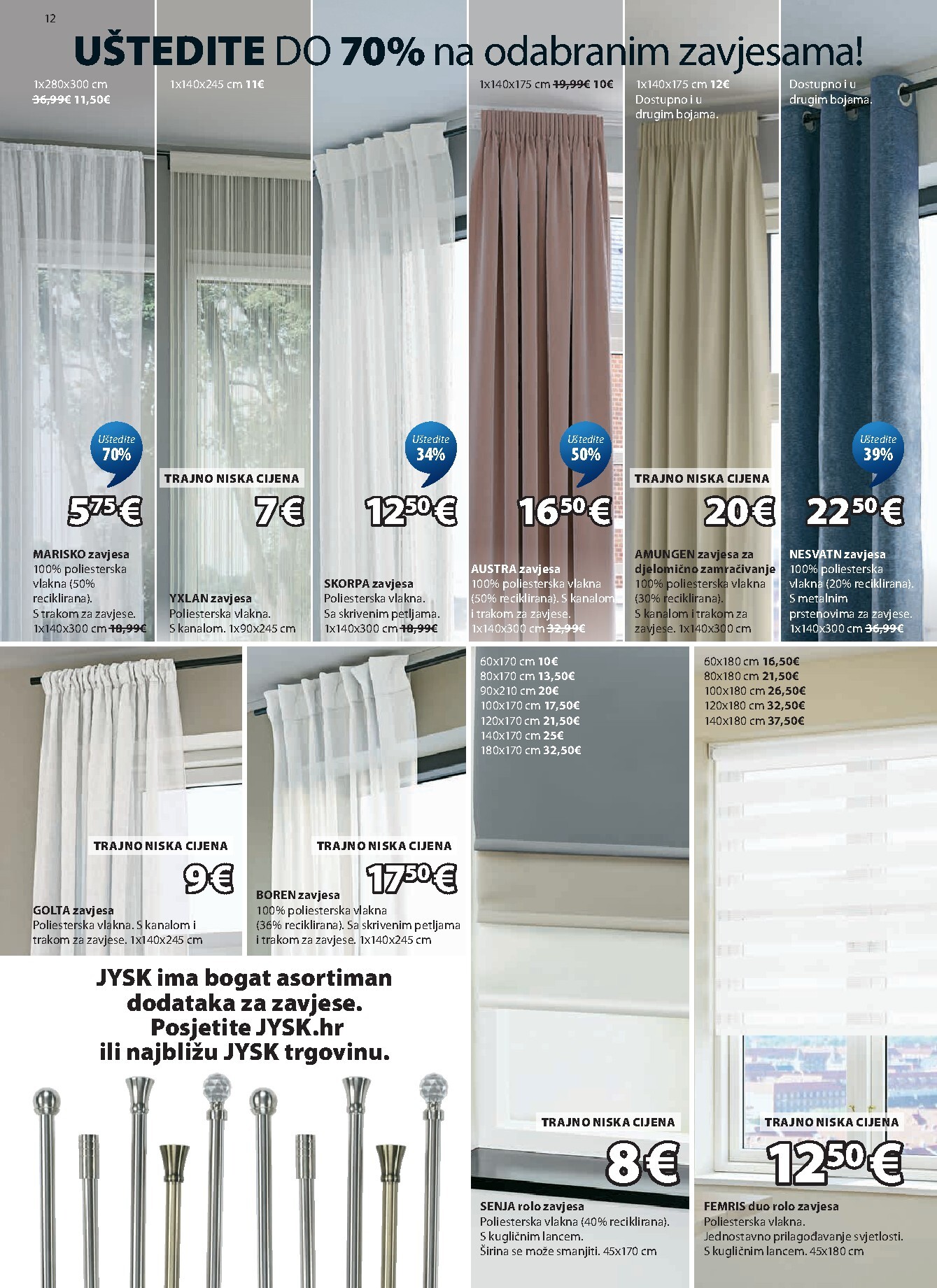 jysk - Aktualni JYSK katalog vrijedi od srijede 08.04.2026 do nedjelje 17.05.2026 - page: 12