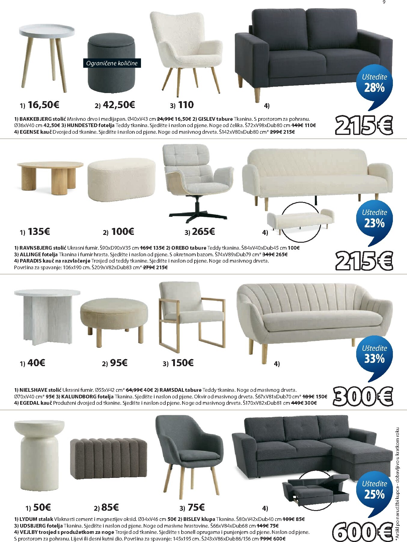 jysk - Aktualni JYSK katalog vrijedi od srijede 08.04.2026 do nedjelje 17.05.2026 - page: 9