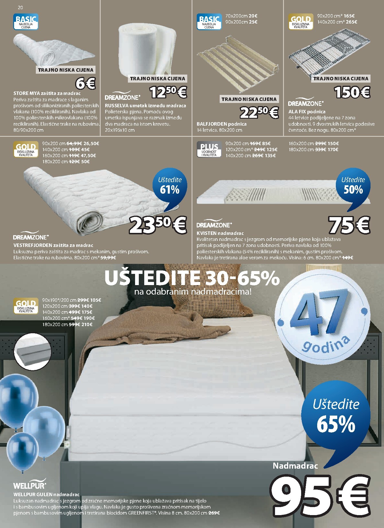 jysk - Aktualni JYSK katalog vrijedi od srijede 08.04.2026 do nedjelje 17.05.2026 - page: 20