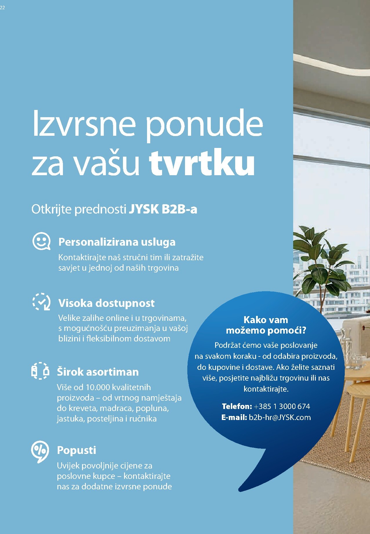 jysk - Aktualni JYSK katalog vrijedi od srijede 08.04.2026 do nedjelje 17.05.2026 - page: 22