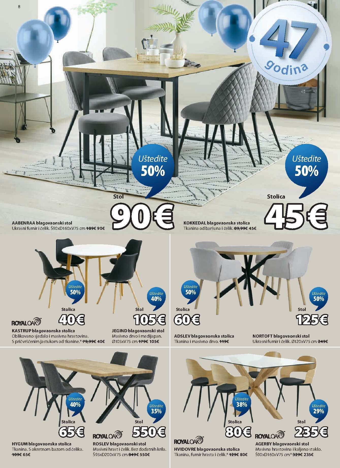 jysk - Aktualni JYSK katalog vrijedi od srijede 08.04.2026 do nedjelje 17.05.2026 - page: 8